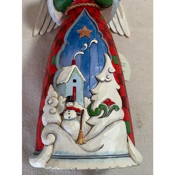 Jim Shore Angel May Love Dwell Here Forever Polyresin 4059762 - Picture 2 of 5